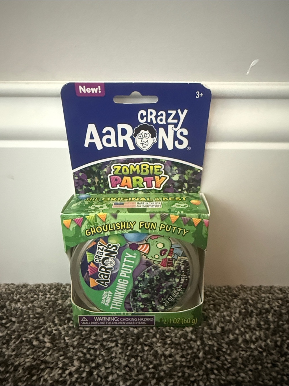 Crazy Aarons Zombie Party Thinking Putty - Green